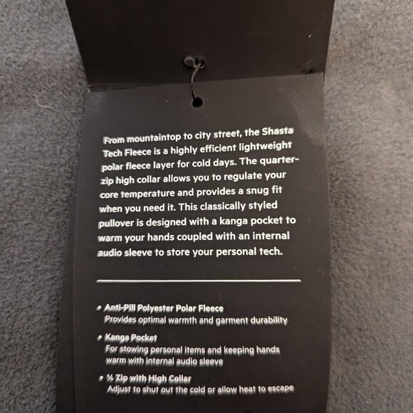 Men's Stormtech Grey Fleece Pullover - Picture 4 of 9